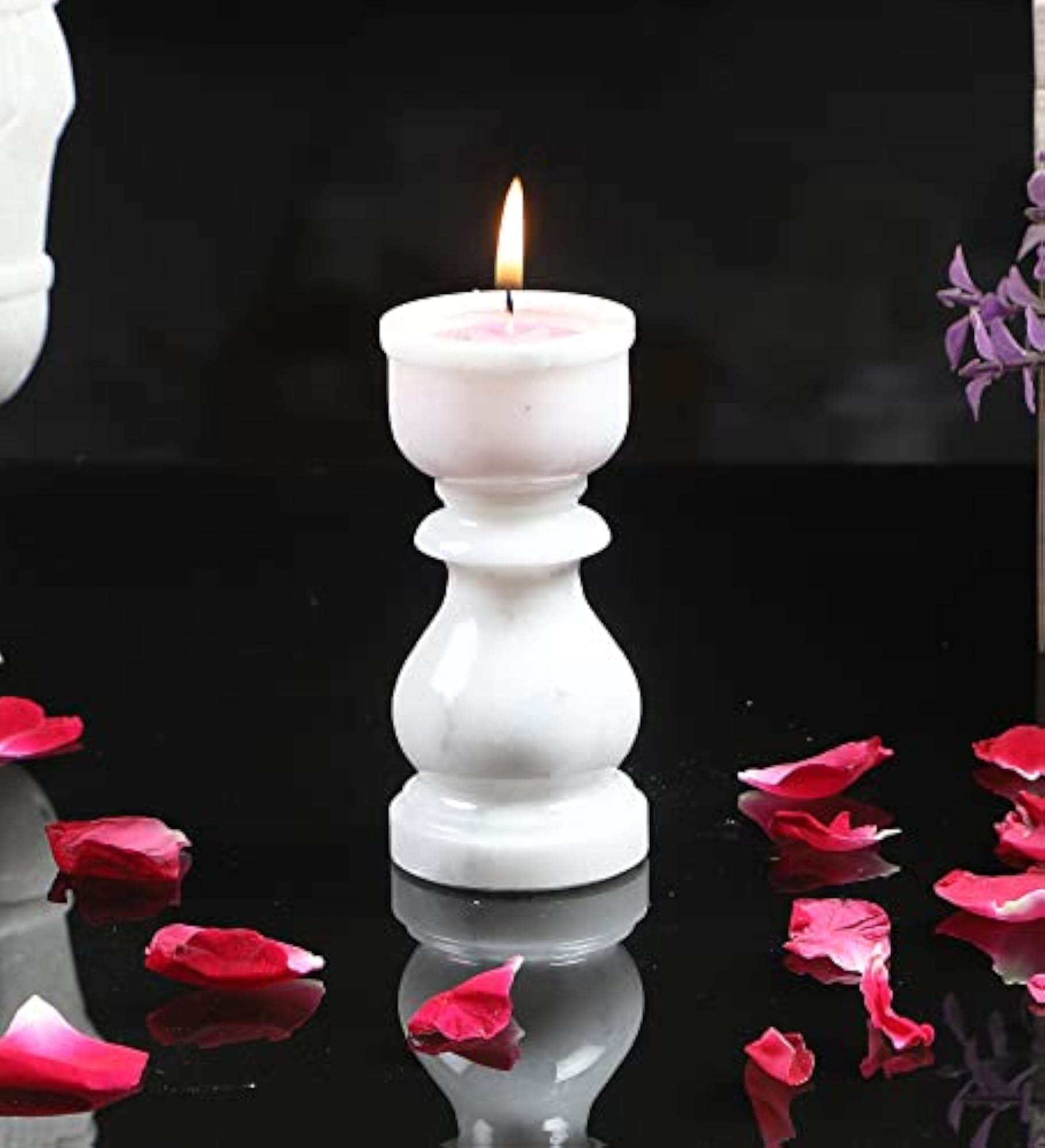 Handmade Art Décor Marble Candle Holder